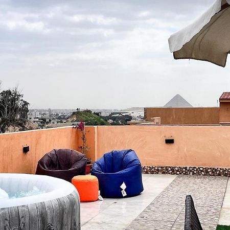 Boho Getaway With Pyramids View & Jacuzzi Διαμέρισμα Giza Εξωτερικό φωτογραφία