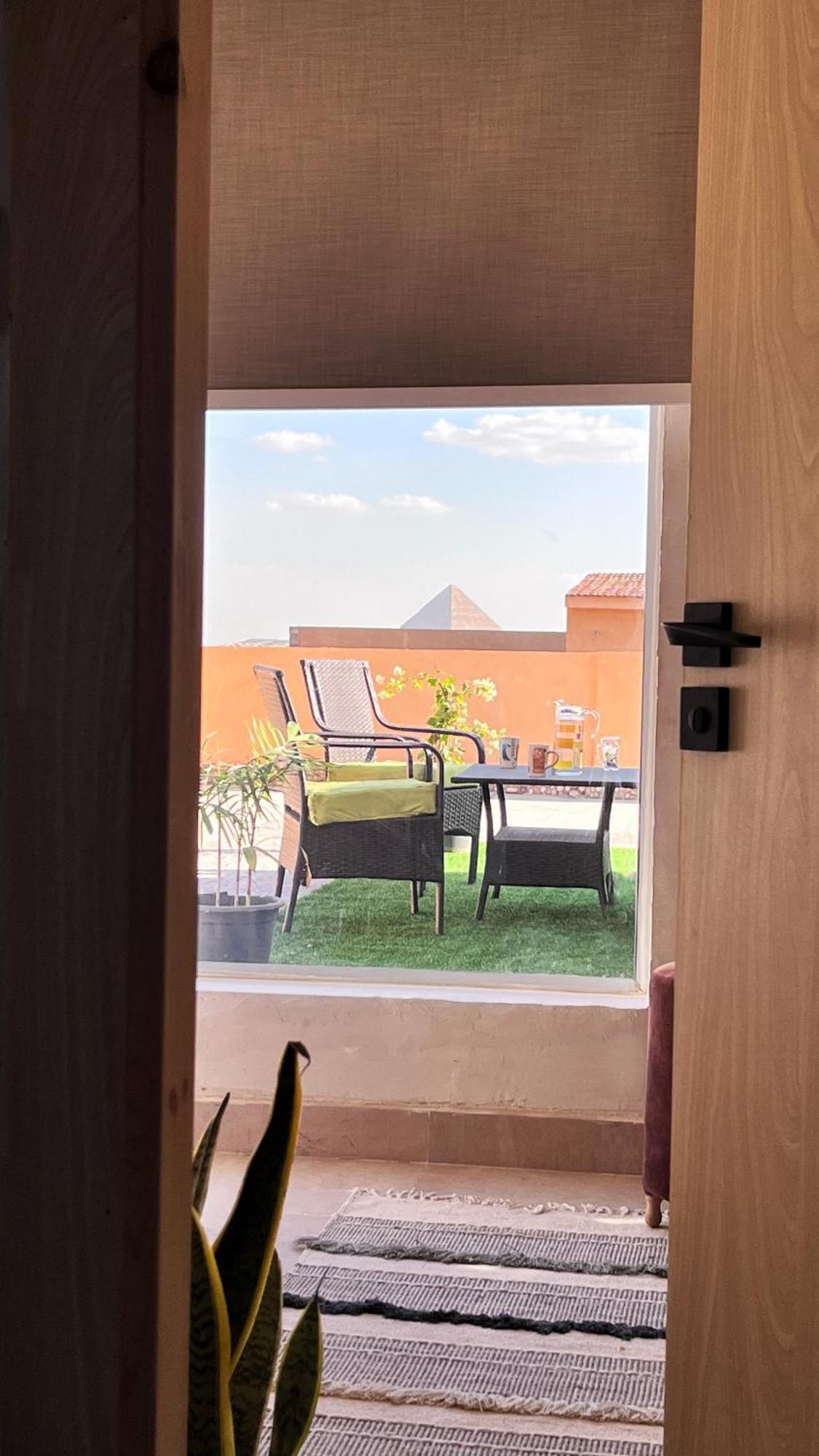Boho Getaway With Pyramids View & Jacuzzi Διαμέρισμα Giza Εξωτερικό φωτογραφία