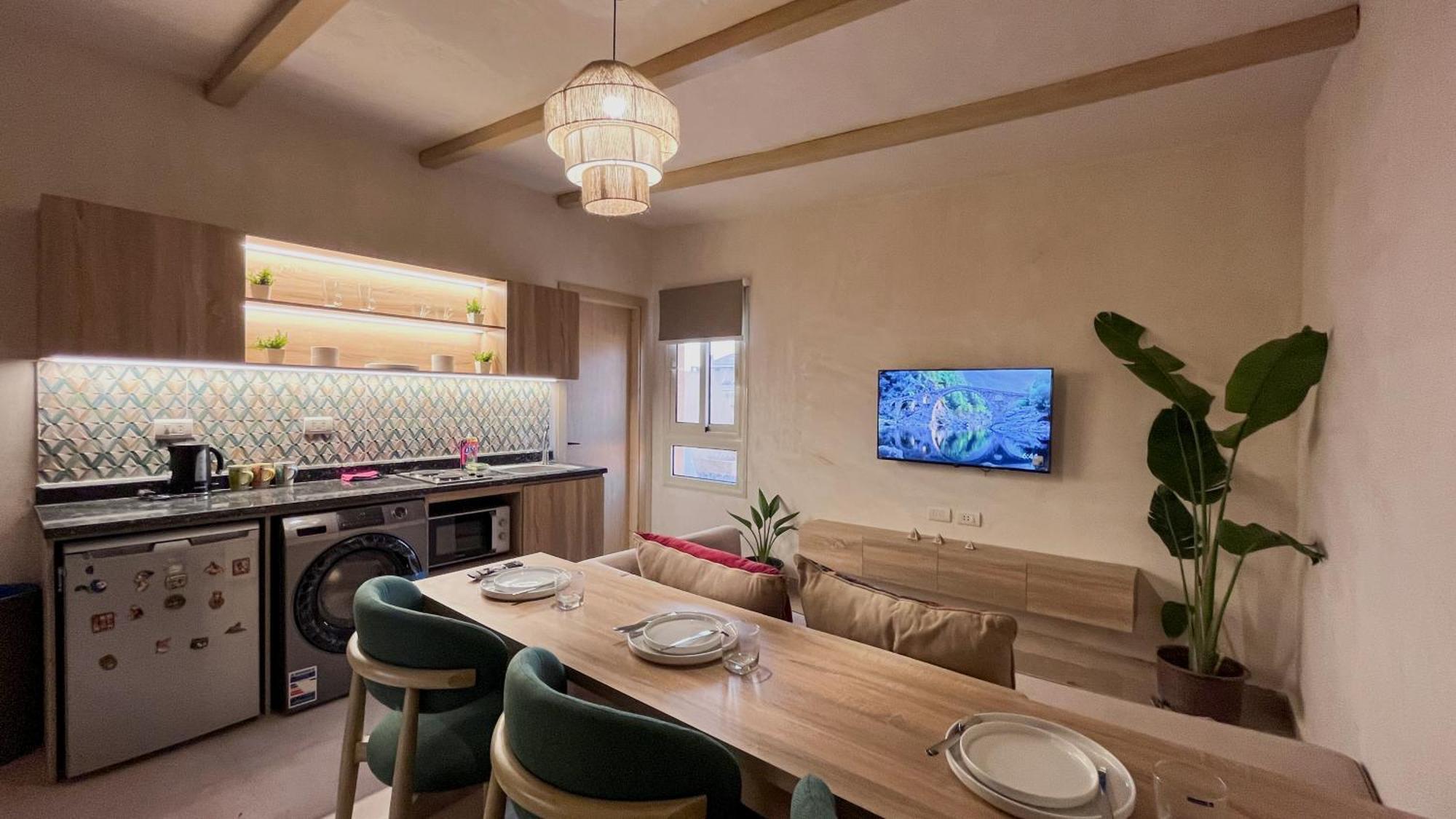 Boho Getaway With Pyramids View & Jacuzzi Διαμέρισμα Giza Εξωτερικό φωτογραφία